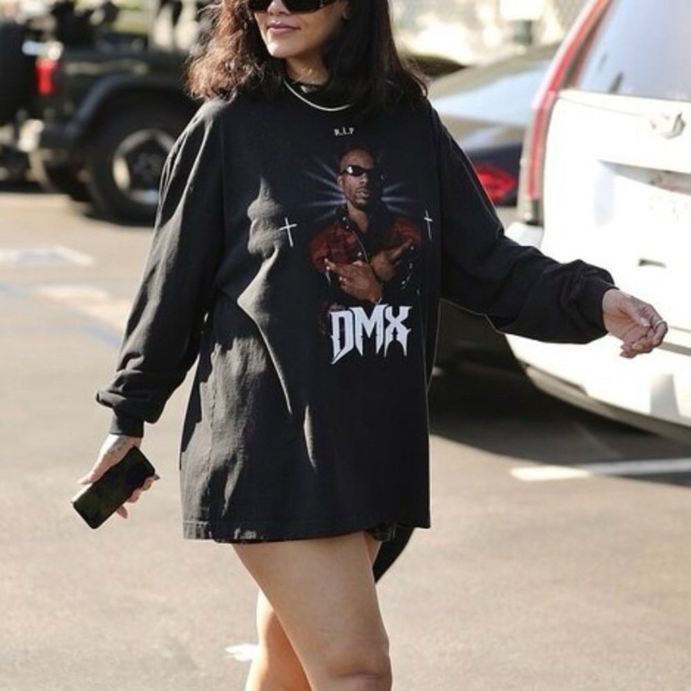 Balenciaga Black Oversized Long Sleeve Top